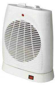 Вентилаторна печка ELITE EFH-1386, 2000W, До 20 м2, 3 степени, Термостат, Защита при преобръщане, Бял