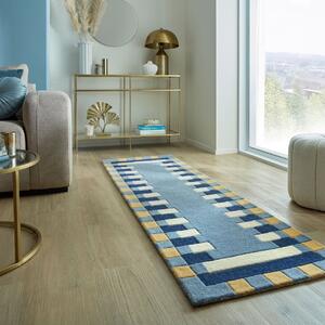 Килим Lois Scallop Kai Kai Wool Blue 60X230 cm, Flair Rugs