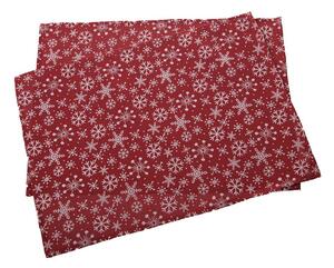 Текстилни подложки за хранене в комплект 2 бр. с коледни мотиви 32x45 cm Flakes – Dakls