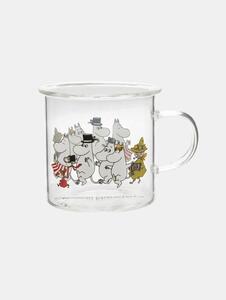 Sinsay - Стъклена чаша с дръжка The Moomins - многоцветен