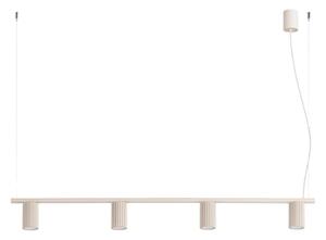 Sollux SL.2713 - Подвесен полилей KARBON на кабел, 4xGU10/10W/230V, кремав