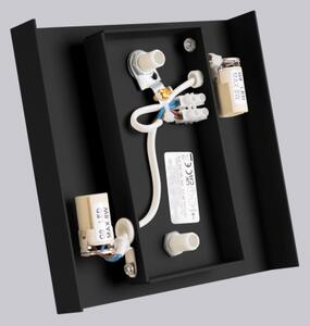 Sollux SL.2010 - Настенно осветително тяло VANTA 2xG9/8W/230V черно