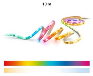 Philips - LED RGBIC димируема лента SMART STRIP 10m LED/43W/230V 2700/6500K Wi-Fi
