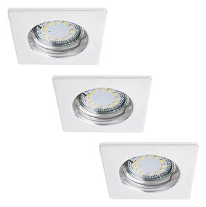 Rabalux 1052 - К-кт 3x LED лампа за окачен таван LITE 1xGU10-LED/3W/230V IP44