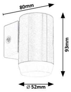 Rabalux 8936 - LED Екстериорна Стенна лампа CATANIA LED/4W/230V IP44
