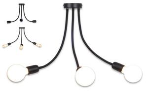 Top Light Galileo 3 C - Висящ полилей 3xE27/40W/230V черен