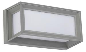 Brilagi - LED външно стенно осветително тяло със сензор PARKER LED/12W/230V сиво IP44