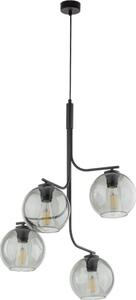 Полилей на кабел CESAR 4xE27/15W/230V черен/димно сив