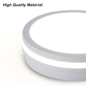 Brilagi - LED външно таванно осветително тяло BENE LED/18W/230V Ø 21,5 см бяло IP54