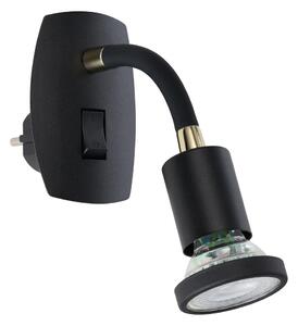 Eglo 300912 - LED осветително тяло за контакт PARRINI 1xGU10/4,5W/230V черно