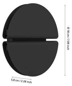 Eglo 902118 - LED външно стенно осветително тяло PIANOSA LED/4,5W/230V IP44 черно
