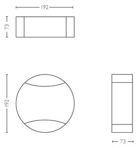 Philips 17338/93/PN - Екстериорна Стенна лампа MYGARDEN LIMESTONE 2xGU10/5W IP44