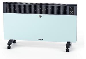 Конвектор Finlux FCH-3090 WGLS, 2000W, 2 степени на мощност, до 25 м2 отопляема площ, таймер, IP24 защита, син