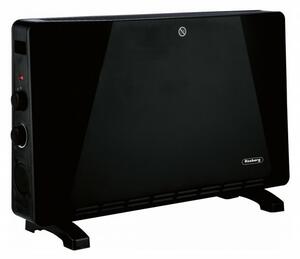 Конвектор Rosberg R51974E, 2500W, 3 степени на мощност, термостат, автоматично изключване, черен