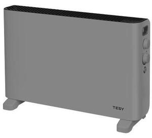 Конвектор Tesy CN 207 ZF W, 2000W, регулируем термостат, защита от прегряване, турбо функция, сив