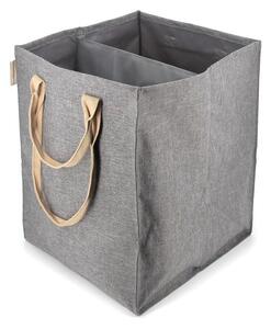 Сив текстилен кош за пране 71 l Laundry Hub Tweed duplo – Rolser