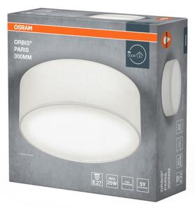 Osram - Таванно осветително тяло ORBIS PARIS 1xE27/25W/230V Ø 30 см бяло
