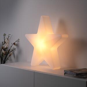 JUST LIGHT. GmbH LED декоративна лампа с акумулатор „Star“, височина 55 см, IP44, бяла, RGBW, Затъмняване, Бял, Дневна/трапезария, Пластмаса