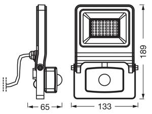 Osram - LED прожектор със сензор ENDURA LED/30W/230V 3000K IP44