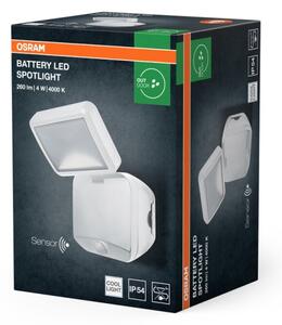 Osram - LED външен стенен прожектор със сензор BATTERY LED/4W/4xD IP54