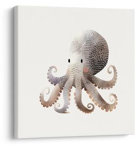 Картина на платно – Игрив октопод под морето