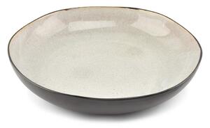 Черна/бежова глинена купа ø 32 cm Lunar – Salt&Pepper