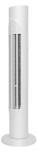 Вентилатор кула Elite ETTF-0331, 50W, 3 скорости, Таймер, LED, Тиха работа, Дистанционно, Бял