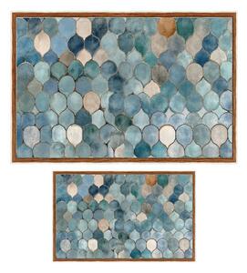 Сини килими за баня в комплект 2 бр. 60x100 cm – Foutastic