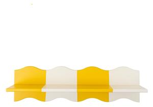 Жълт/бял детски рафт 80 cm Bubbi – Bloomingville Mini