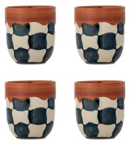 Глинени чаши в комплект от 4 бр. 375 ml Check – Bloomingville