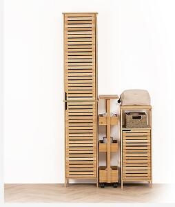 Шкаф за баня 5five Sicela, Висок, Бамбук