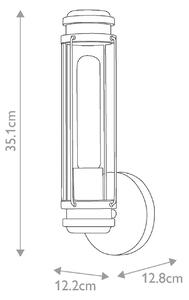 Стенно осветление за баня Masthead, хром, 1 лампа, височина 35 cm, IP44