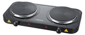 Котлон Esperanza EKH010K, 2 нагревателни зони, 5 степени на мощност, незалепващо покритие, 2000W, черен