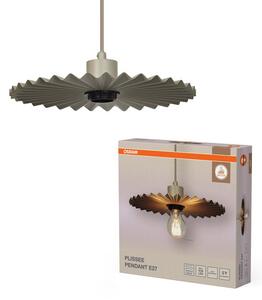 LED пендел Ledvance Decor Plissee Pendant E27, за таван/стена, 240V, IP20, бежово