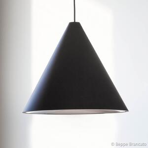 FLOS String light висяща лампа, 12 м кабел, конус, Затъмняване, Черен, Дневна/трапезария, Алуминий, Дизайн
