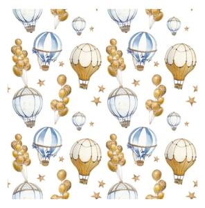 Детска настолна лампа KIDS ROOM 1xE27/60W/230V, диаметър 18 cm, дизайн с балони