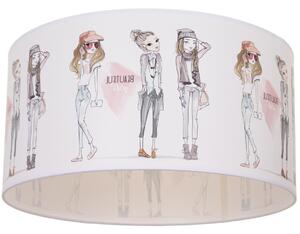 Детско таванно осветително тяло GIRLS VIBES 1xE27/60W/230V, Ø 40 см — за момичета