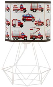 Детска настолна лампа KIDS ROOM 1xE27/60W/230V Ø 18 см пожарникари