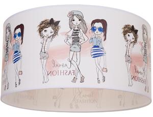 Детско таванно осветително тяло GIRLS VIBES 1xE27/60W/230V, Ø 40 см, за момичета