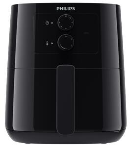 Фритюрник с горещ въздух Philips HD9200/90 AirFryer, горещ въздух, 4.1 л. вместимост, автоматично изключване, светещ индикатор, антихлъзгаща се основа, 1400W, черен