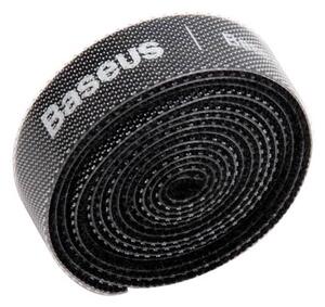 Лента за организиране на кабели Baseus Rainbow Circle Velcro Strap, 100Cm, велкро, черна