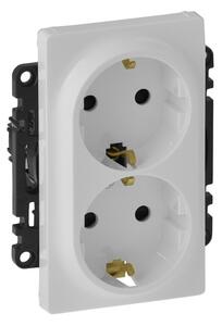 Контакт Legrand Valena Life, 16A, двоен, бял