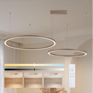 Brilagi - LED димируем полилей на кабел PORTOFINO LED/98W/230V бежов + дистанционно управление
