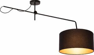 LED регулируем полилей за повърхностен монтаж VENICE 1xE27/60W/230V черен/златен