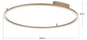 Brilagi - Димируемо LED осветително тяло PORTOFINO LED/85W/230V Ø 120 см бежово + ДУ