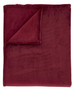 Червено одеяло от микроплюш 130x170 cm Raschel Velvet – Catherine Lansfield