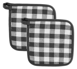 Памучни ръкавици за фурна в комплект от 2 бр. Gingham – Tiseco Home Studio
