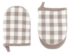 Памучни кухненски ръкавици в комплект от 2 бр. Gingham – Tiseco Home Studio