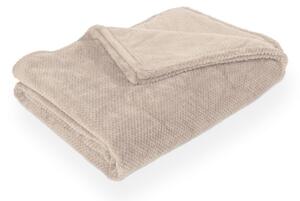 Кафяво-сиво одеяло от микроплюш 150x200 cm Pippa – Tiseco Home Studio