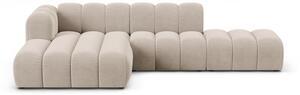 Бежов ъглов диван (ляв ъгъл) Lupine – Micadoni Home